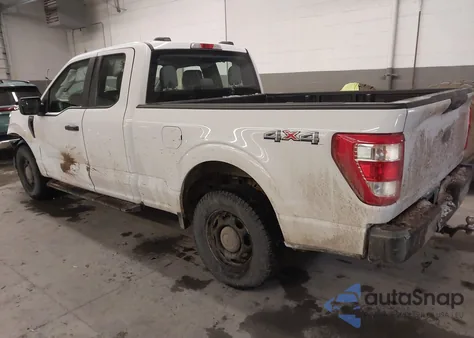 2021 Ford F-150 Xl из США, поврежденный, VIN 1FTEX1EB7MFB02044